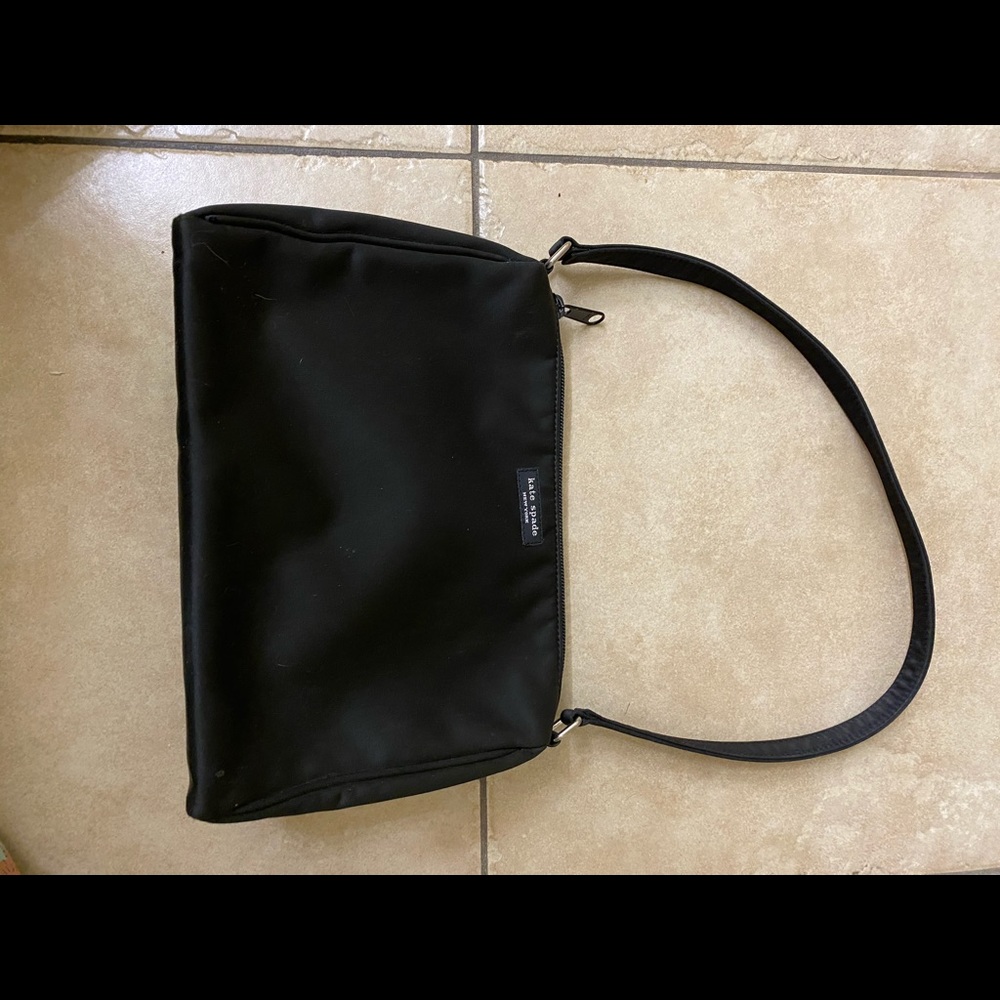 Kate Spade Black Fabric Nylon Handbag Vintage - Picture 13 of 15